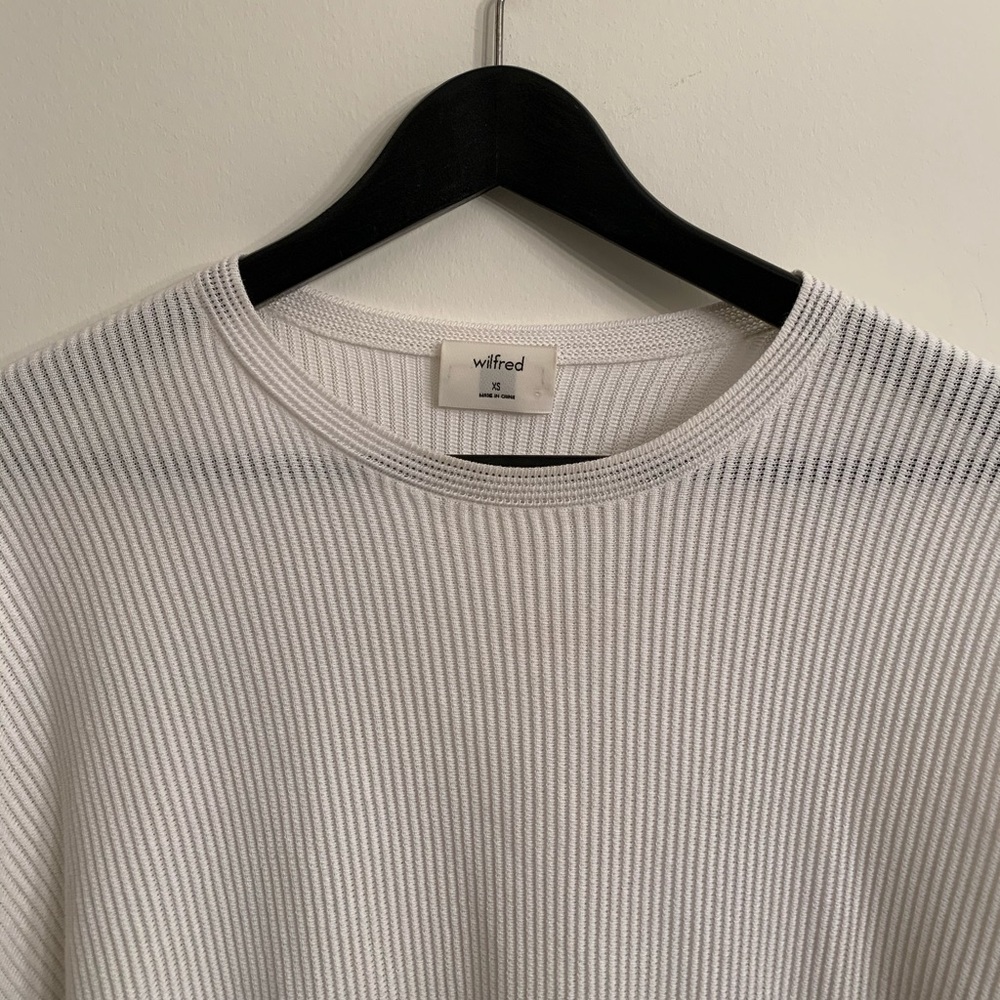 Aritzia | Ribbed Wilfred Sweater - Picture 2 of 4